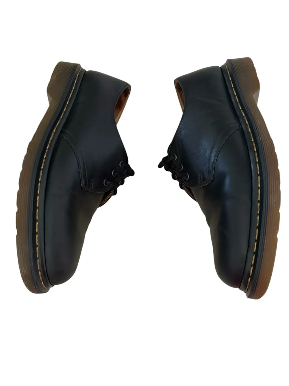 Dr. Martens For Life‎ 3 Eye Leather Derby Oxford Shoes Men's 8 Black 13377